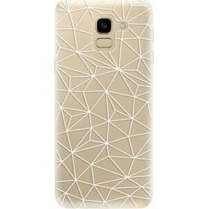 iSaprio Abstract Triangles 03 - white na Samsung Galaxy J6