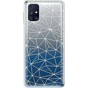 iSaprio Abstract Triangles 03 white na Samsung Galaxy M31s