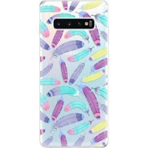 iSaprio Feather Pattern 01 na Samsung Galaxy S10+