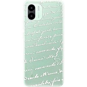 iSaprio Handwriting 01 pre white pro Xiaomi Redmi A1 / A2