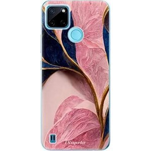 iSaprio Pink Blue Leaves na Realme C21Y/C25Y