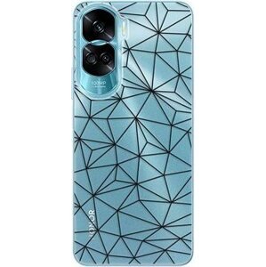 iSaprio Abstract Triangles 03 pro black pro Honor 90 Lite 5G