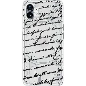 iSaprio Handwriting 01 pro black na Nothing Phone 1