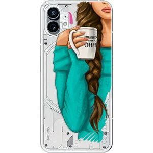 iSaprio My Coffe and Brunette Girl pro Nothing Phone 1