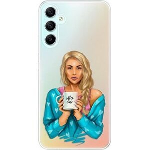 iSaprio Coffe Now pro Blond pro Samsung Galaxy A34 5G