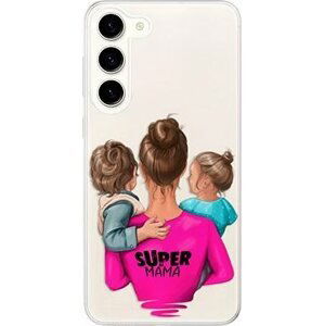 iSaprio Super Mama na Boy and Girl na Samsung Galaxy S23+ 5G