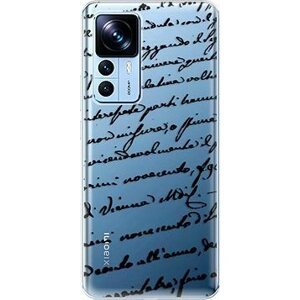 iSaprio Handwriting 01 pro black na Xiaomi 12T/12T Pro