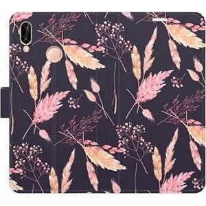 iSaprio flip pouzdro Ornamental Flowers 02 pro Huawei P20 Lite