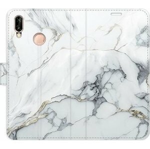 iSaprio flip puzdro SilverMarble 15 pre Huawei P20 Lite