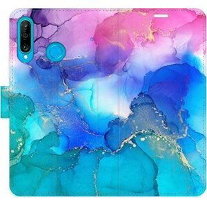 iSaprio flip puzdro BluePink Paint pre Huawei P30 Lite