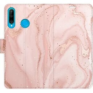 iSaprio flip puzdro RoseGold Marble pre Huawei P30 Lite