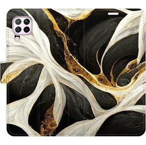 iSaprio flip puzdro BlackGold Marble pre Huawei P40 Lite