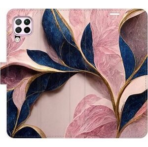 iSaprio flip pouzdro Pink Leaves pro Huawei P40 Lite