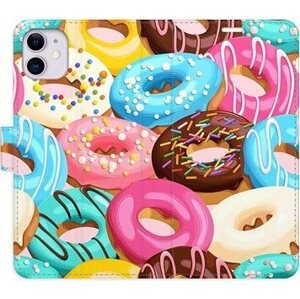 iSaprio flip puzdro Donuts Pattern 02 na iPhone 11