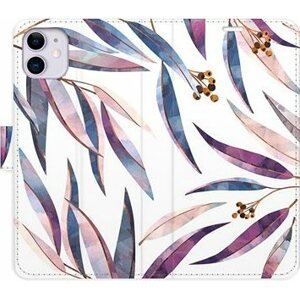 iSaprio flip puzdro Ornamental Leaves pre iPhone 11