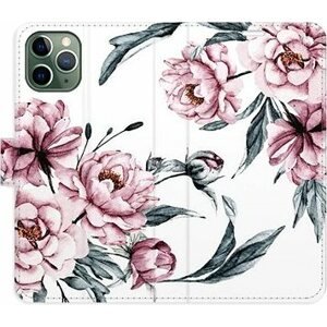 iSaprio flip puzdro Pink Flowers pre iPhone 11 Pro