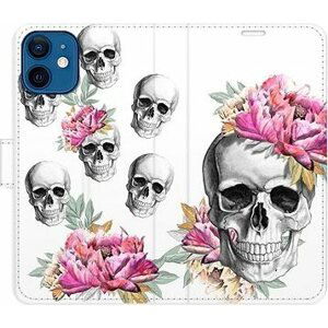 iSaprio flip pouzdro Crazy Skull pro iPhone 12 mini