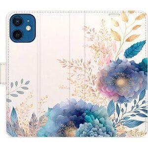 iSaprio flip puzdro Ornamental Flowers 03 na iPhone 12 mini