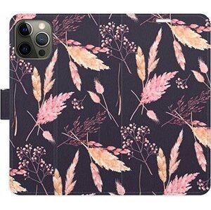 iSaprio flip pouzdro Ornamental Flowers 02 pro iPhone 12/12 Pro