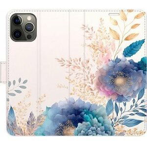 iSaprio flip puzdro Ornamental Flowers 03 na iPhone 12/12 Pro