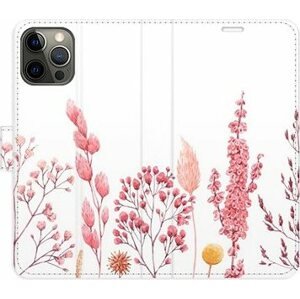 iSaprio flip puzdro Pink Flowers 03 pre iPhone 12/12 Pro