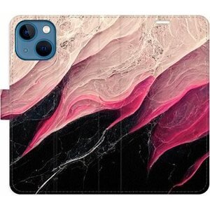 iSaprio flip pouzdro BlackPink Marble pro iPhone 13 mini