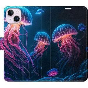 iSaprio flip puzdro Jellyfish pre iPhone 14 Plus