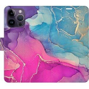 iSaprio flip puzdro Colour Marble 02 pre iPhone 14 Pro Max