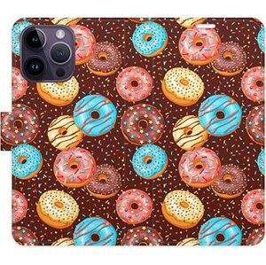 iSaprio flip pouzdro Donuts Pattern pro iPhone 14 Pro Max