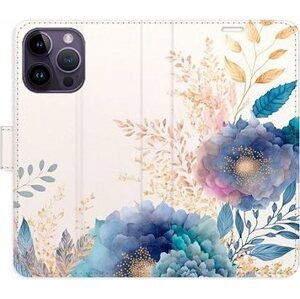 iSaprio flip puzdro Ornamental Flowers 03 na iPhone 14 Pro Max