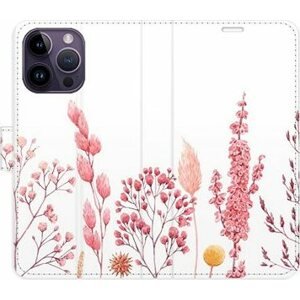 iSaprio flip puzdro Pink Flowers 03 na iPhone 14 Pro Max