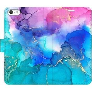 iSaprio flip puzdro BluePink Paint na iPhone 5/5S/SE