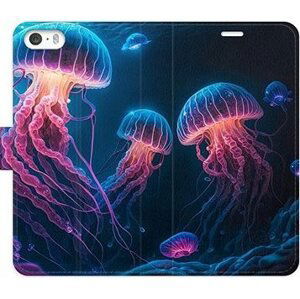 iSaprio flip pouzdro Jellyfish pro iPhone 5/5S/SE