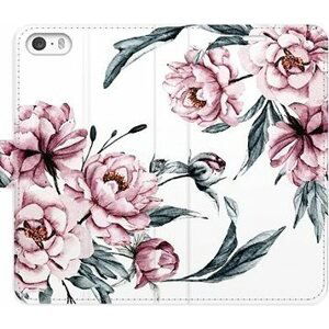 iSaprio flip puzdro Pink Flowers pre iPhone 5/5S/SE