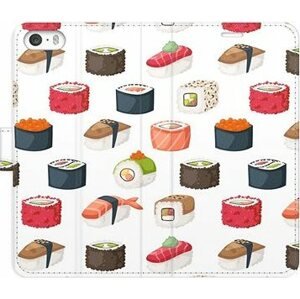 iSaprio flip pouzdro Sushi Pattern 02 pro iPhone 5/5S/SE