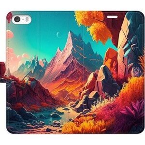 iSaprio flip pouzdro Colorful Mountains pro iPhone 5/5S/SE