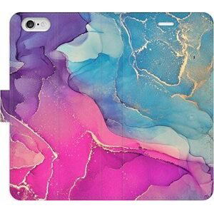 iSaprio flip puzdro Colour Marble 02 pre iPhone 6/6S