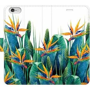 iSaprio flip pouzdro Exotic Flowers 02 pro iPhone 6/6S