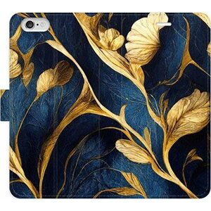 iSaprio flip pouzdro GoldBlue pro iPhone 6/6S