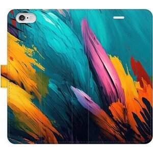 iSaprio flip puzdro Orange Paint 02 na iPhone 6/6S