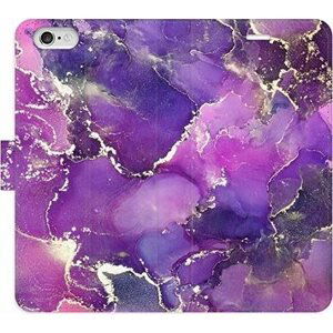 iSaprio flip pouzdro Purple Marble pro iPhone 6/6S