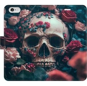 iSaprio flip puzdro Skull in Roses 02 pre iPhone 6/6S