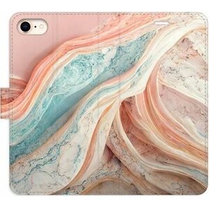 iSaprio flip pouzdro Colour Marble pro iPhone 7/8/SE 2020