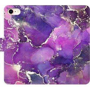 iSaprio flip puzdro Purple Marble na iPhone 7/8/SE 2020