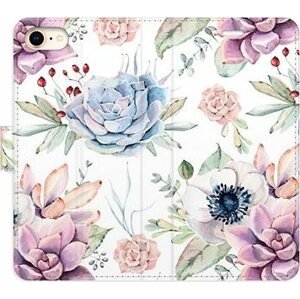 iSaprio flip puzdro Succulents Pattern na iPhone 7/8/SE 2020