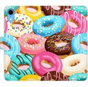 iSaprio flip puzdro Donuts Pattern 02 pre iPhone XR