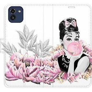 iSaprio flip puzdro Girl with bubble pre Samsung Galaxy A03