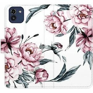 iSaprio flip pouzdro Pink Flowers pro Samsung Galaxy A03