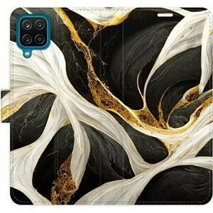 iSaprio flip puzdro BlackGold Marble pre Samsung Galaxy A12