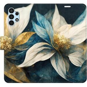 iSaprio flip pouzdro Gold Flowers pro Samsung Galaxy A13 / A13 5G